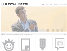 Tablet Screenshot of keithpetri.com